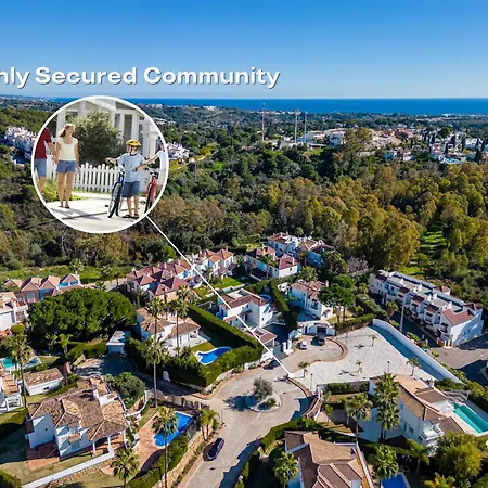 Villa Vacation I Lina, Golf Valley, Private Heated Pool, Jacuzzi, Close To The Marina Marbella