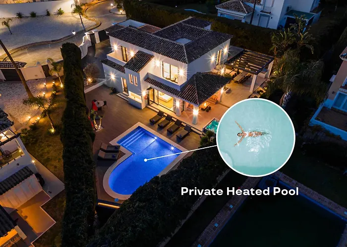 Vacation I Lina, Golf Valley, Private Heated Pool, Jacuzzi, Close To The Marina Vila *