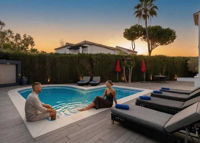 Vacation I Lina, Golf Valley, Private Heated Pool, Jacuzzi, Close To The Marina ماربيا